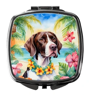 Pointer Luau Compact Mirror Decorative Travel Makeup Mirror for Women Girls Gifts Pocket Makeup Mirror Folding Handheld Pointer Luau Compact Mirror Decorative Travel Makeup Mirror for Women Girls Gifts Pocket Makeup Mirror Folding Handheld
