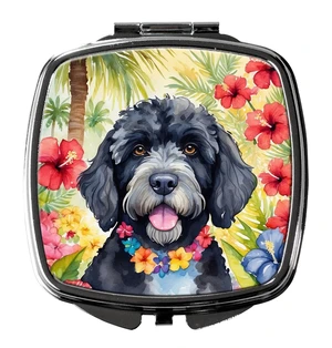 Portuguese Water Dog Luau Compact Mirror Decorative Travel Makeup Mirror for Women Girls Gifts Pocket Makeup Mirror Folding Handheld Portuguese Water Dog Luau Compact Mirror Decorative Travel Makeup Mirror for Women Girls Gifts Pocket Makeup Mirror Folding Handheld
