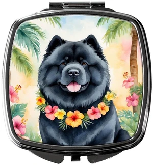 Chow Chow Luau Compact Mirror Decorative Travel Makeup Mirror for Women Girls Gifts Pocket Makeup Mirror Folding Handheld Chow Chow Luau Compact Mirror Decorative Travel Makeup Mirror for Women Girls Gifts Pocket Makeup Mirror Folding Handheld