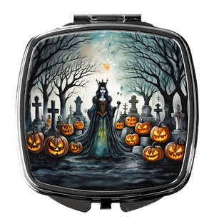 Evil Queen Spooky Halloween Compact Mirror Decorative Travel Makeup Mirror for Women Girls Gifts Pocket Makeup Mirror Folding Handheld Evil Queen Spooky Halloween Compact Mirror Decorative Travel Makeup Mirror for Women Girls Gifts Pocket Makeup Mirror Folding Handheld