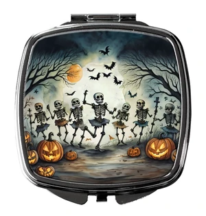 Dancing Skeletons Spooky Halloween Compact Mirror Decorative Travel Makeup Mirror for Women Girls Gifts Pocket Makeup Mirror Folding Handheld Dancing Skeletons Spooky Halloween Compact Mirror Decorative Travel Makeup Mirror for Women Girls Gifts Pocket Makeup Mirror Folding Handheld