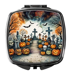 Day of the Dead Spooky Halloween Compact Mirror Decorative Travel Makeup Mirror for Women Girls Gifts Pocket Makeup Mirror Folding Handheld Day of the Dead Spooky Halloween Compact Mirror Decorative Travel Makeup Mirror for Women Girls Gifts Pocket Makeup Mirror Folding Handheld