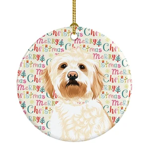 Doodle Red #2 Christmas Ceramic Ornament Christmas Tree Hanging Decorations for Home Christmas Holiday, Party, Gift, 3 in, Multicolor Doodle Red #2 Christmas Ceramic Ornament Christmas Tree Hanging Decorations for Home Christmas Holiday, Party, Gift, 3 in, Multicolor