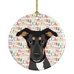 Rottweiler Black and Tan #6 Christmas Ceramic Ornament Christmas Tree Hanging Decorations for Home Christmas Holiday, Party, Gift, 3 in, Multicolor Rottweiler Black and Tan #6 Christmas Ceramic Ornament Christmas Tree Hanging Decorations for Home Christmas Holiday, Party, Gift, 3 in, Multicolor