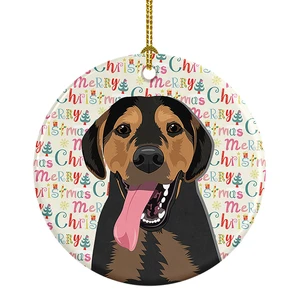 Rottweiler Black and Tan #4 Christmas Ceramic Ornament Christmas Tree Hanging Decorations for Home Christmas Holiday, Party, Gift, 3 in, Multicolor Rottweiler Black and Tan #4 Christmas Ceramic Ornament Christmas Tree Hanging Decorations for Home Christmas Holiday, Party, Gift, 3 in, Multicolor