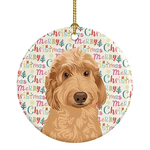 Doodle Liver #1 Christmas Ceramic Ornament Christmas Tree Hanging Decorations for Home Christmas Holiday, Party, Gift, 3 in, Multicolor Doodle Liver #1 Christmas Ceramic Ornament Christmas Tree Hanging Decorations for Home Christmas Holiday, Party, Gift, 3 in, Multicolor