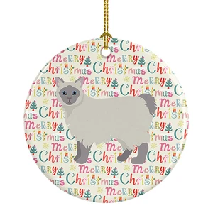 Owyhee Bob #1 Cat Christmas Ceramic Ornament Christmas Tree Hanging Decorations for Home Christmas Holiday, Party, Gift, 3 in, Multicolor Owyhee Bob #1 Cat Christmas Ceramic Ornament Christmas Tree Hanging Decorations for Home Christmas Holiday, Party, Gift, 3 in, Multicolor