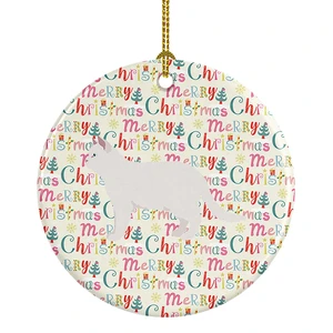 Poodle Cat #2 Cat Christmas Ceramic Ornament Christmas Tree Hanging Decorations for Home Christmas Holiday, Party, Gift, 3 in, Multicolor Poodle Cat #2 Cat Christmas Ceramic Ornament Christmas Tree Hanging Decorations for Home Christmas Holiday, Party, Gift, 3 in, Multicolor