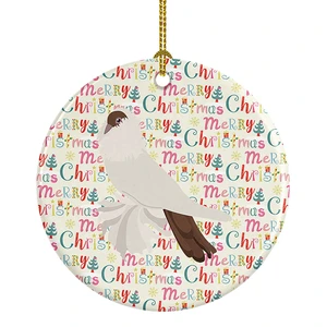 German Helmet Pigeon Christmas Ceramic Ornament Christmas Tree Hanging Decorations for Home Christmas Holiday, Party, Gift, 3 in, Multicolor German Helmet Pigeon Christmas Ceramic Ornament Christmas Tree Hanging Decorations for Home Christmas Holiday, Party, Gift, 3 in, Multicolor