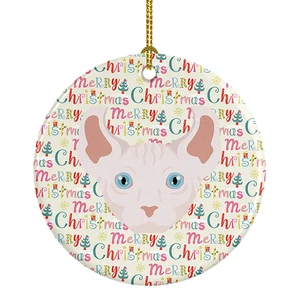 Dwelf Cat Christmas Ceramic Ornament Christmas Tree Hanging Decorations for Home Christmas Holiday, Party, Gift, 3 in, Multicolor Dwelf Cat Christmas Ceramic Ornament Christmas Tree Hanging Decorations for Home Christmas Holiday, Party, Gift, 3 in, Multicolor