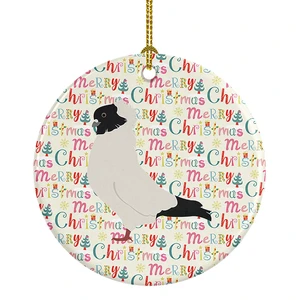 Nun Pigeon Christmas Ceramic Ornament Christmas Tree Hanging Decorations for Home Christmas Holiday, Party, Gift, 3 in, Multicolor Nun Pigeon Christmas Ceramic Ornament Christmas Tree Hanging Decorations for Home Christmas Holiday, Party, Gift, 3 in, Multicolor