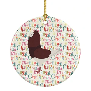Capuchin Red Pigeon Christmas Ceramic Ornament Christmas Tree Hanging Decorations for Home Christmas Holiday, Party, Gift, 3 in, Multicolor Capuchin Red Pigeon Christmas Ceramic Ornament Christmas Tree Hanging Decorations for Home Christmas Holiday, Party, Gift, 3 in, Multicolor