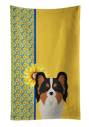 Summer Sunflowers Tricolor Papillon Kitchen Towel Dish Cloths Guest Hand Towel Decorative Bathroom Towel for Face,Tea, Dishcloth, Kitchen and Bath Summer Sunflowers Tricolor Papillon Kitchen Towel Dish Cloths Guest Hand Towel Decorative Bathroom Towel for Face,Tea, Dishcloth, Kitchen and Bath