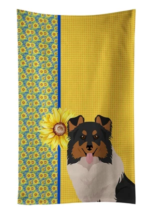 Summer Sunflowers Tricolor Sheltie Kitchen Towel Dish Cloths Guest Hand Towel Decorative Bathroom Towel for Face,Tea, Dishcloth, Kitchen and Bath Summer Sunflowers Tricolor Sheltie Kitchen Towel Dish Cloths Guest Hand Towel Decorative Bathroom Towel for Face,Tea, Dishcloth, Kitchen and Bath
