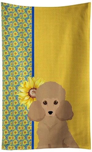 Summer Sunflowers Toy Apricot Poodle Kitchen Towel Dish Cloths Guest Hand Towel Decorative Bathroom Towel for Face,Tea, Dishcloth, Kitchen and Bath Summer Sunflowers Toy Apricot Poodle Kitchen Towel Dish Cloths Guest Hand Towel Decorative Bathroom Towel for Face,Tea, Dishcloth, Kitchen and Bath