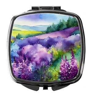 New Hampshire Purple Lilac in Watercolor Compact Mirror Decorative Travel Makeup Mirror for Women Girls Gifts Pocket Makeup Mirror Folding Handheld New Hampshire Purple Lilac in Watercolor Compact Mirror Decorative Travel Makeup Mirror for Women Girls Gifts Pocket Makeup Mirror Folding Handheld