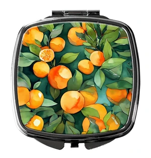 Florida Orange Blossom in Watercolor Compact Mirror Decorative Travel Makeup Mirror for Women Girls Gifts Pocket Makeup Mirror Folding Handheld Florida Orange Blossom in Watercolor Compact Mirror Decorative Travel Makeup Mirror for Women Girls Gifts Pocket Makeup Mirror Folding Handheld
