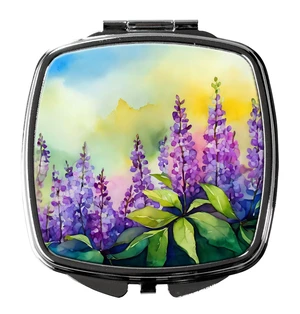 Idaho Syringa in Watercolor Compact Mirror Decorative Travel Makeup Mirror for Women Girls Gifts Pocket Makeup Mirror Folding Handheld Idaho Syringa in Watercolor Compact Mirror Decorative Travel Makeup Mirror for Women Girls Gifts Pocket Makeup Mirror Folding Handheld