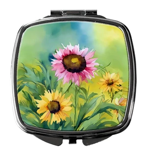 Kentucky Goldenrod in Watercolor Compact Mirror Decorative Travel Makeup Mirror for Women Girls Gifts Pocket Makeup Mirror Folding Handheld Kentucky Goldenrod in Watercolor Compact Mirror Decorative Travel Makeup Mirror for Women Girls Gifts Pocket Makeup Mirror Folding Handheld