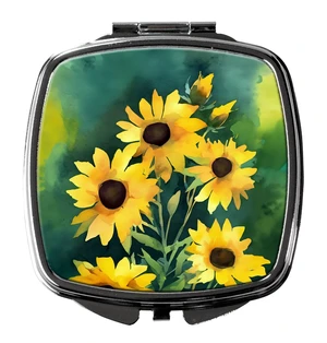 Kentucky Goldenrod in Watercolor Compact Mirror Decorative Travel Makeup Mirror for Women Girls Gifts Pocket Makeup Mirror Folding Handheld Kentucky Goldenrod in Watercolor Compact Mirror Decorative Travel Makeup Mirror for Women Girls Gifts Pocket Makeup Mirror Folding Handheld