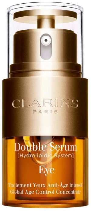 Clarins Double Serum Eye | Anti-Aging Eye Treatment | Visibly Smoothes, Firms, Hydrates and Revitalizes For More Youthful-Looking Eyes In Just 7 Days* | 13 Plant Extracts, Including Turmeric | 0.6 Oz Clarins Double Serum Eye | Anti-Aging Eye Treatment | Visibly Smoothes, Firms, Hydrates and Revitalizes For More Youthful-Looking Eyes In Just 7 Days* | 13 Plant Extracts, Including Turmeric | 0.6 Oz
