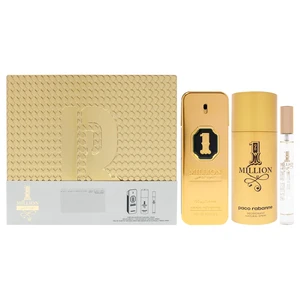 1 Million Golden Intense by Paco Rabanne for Men - 3 Pc Gift Set 3.4oz Parfum Spray, 0.34oz EDT Spray (Mini), 5.1oz Deodorant Spray 1 Million Golden Intense by Paco Rabanne for Men - 3 Pc Gift Set 3.4oz Parfum Spray, 0.34oz EDT Spray (Mini), 5.1oz Deodorant Spray