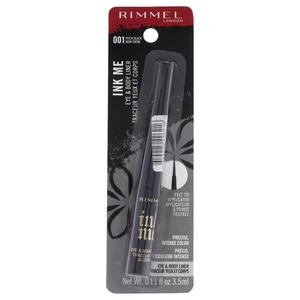 Rimmel London Ink Me Eyes and Body - 001 Pitch Black Eyeliner Women 0.11 oz Rimmel London Ink Me Eyes and Body - 001 Pitch Black Eyeliner Women 0.11 oz