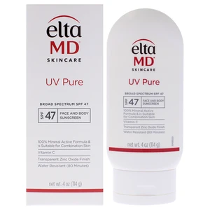 UV Pure Face and Body Physical Sunscreen SPF47 by EltaMD for Unisex - 4 oz Sunscreen UV Pure Face and Body Physical Sunscreen SPF47 by EltaMD for Unisex - 4 oz Sunscreen