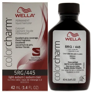 Color Charm Permanent Liquid Hair Color - 445 5RG Light Auburn by Wella for Unisex - 1.42 oz Hair Color Color Charm Permanent Liquid Hair Color - 445 5RG Light Auburn by Wella for Unisex - 1.42 oz Hair Color