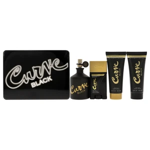 Curve Black by Liz Claiborne for Men - 4 Pc Gift Set 4.2oz EDC Spray, 3.4oz After Shave Balm, 3.4oz Shower Gel, 1.7oz Deodrant Stick Curve Black by Liz Claiborne for Men - 4 Pc Gift Set 4.2oz EDC Spray, 3.4oz After Shave Balm, 3.4oz Shower Gel, 1.7oz Deodrant Stick