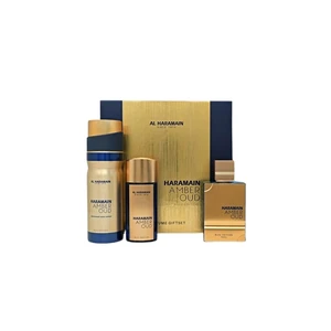 Al Haramain Amber Oud Bleu Edition 3 Pc Gift Set for Unisex - Luxury Cologne & Perfume for Men & Women - 2.5oz EDP Spray, 1oz EDP Spray, 6.6oz Body Spray - Arabian & Arabic Long Lasting Fragrance Al Haramain Amber Oud Bleu Edition 3 Pc Gift Set for Unisex - Luxury Cologne & Perfume for Men & Women - 2.5oz EDP Spray, 1oz EDP Spray, 6.6oz Body Spray - Arabian & Arabic Long Lasting Fragrance
