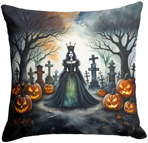 Evil Queen Spooky Halloween Throw Pillow Machine Washable, Indoor Outdoor Decorative Pillow for Couch, Bed or Patio, 18Hx18W Evil Queen Spooky Halloween Throw Pillow Machine Washable, Indoor Outdoor Decorative Pillow for Couch, Bed or Patio, 18Hx18W