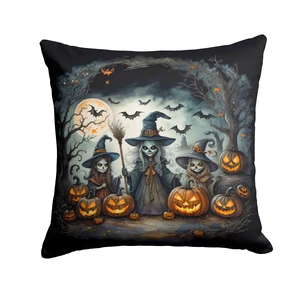 Witches Spooky Halloween Throw Pillow Machine Washable, Indoor Outdoor Decorative Pillow for Couch, Bed or Patio, 18Hx18W Witches Spooky Halloween Throw Pillow Machine Washable, Indoor Outdoor Decorative Pillow for Couch, Bed or Patio, 18Hx18W