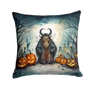 Krampus The Christmas Demon Spooky Halloween Throw Pillow Machine Washable, Indoor Outdoor Decorative Pillow for Couch, Bed or Patio, 18Hx18W Krampus The Christmas Demon Spooky Halloween Throw Pillow Machine Washable, Indoor Outdoor Decorative Pillow for Couch, Bed or Patio, 18Hx18W