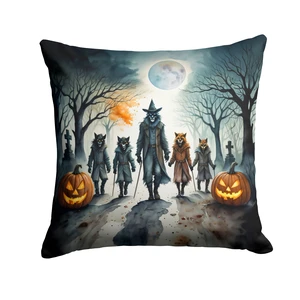Werewolves Spooky Halloween Throw Pillow Machine Washable, Indoor Outdoor Decorative Pillow for Couch, Bed or Patio, 18Hx18W Werewolves Spooky Halloween Throw Pillow Machine Washable, Indoor Outdoor Decorative Pillow for Couch, Bed or Patio, 18Hx18W