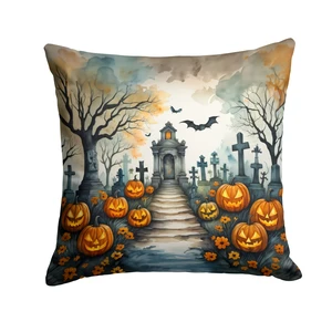 Marigold Spooky Halloween Throw Pillow Machine Washable, Indoor Outdoor Decorative Pillow for Couch, Bed or Patio, 18Hx18W Marigold Spooky Halloween Throw Pillow Machine Washable, Indoor Outdoor Decorative Pillow for Couch, Bed or Patio, 18Hx18W