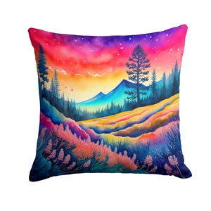 Colorful Yarrow Throw Pillow Machine Washable, Indoor Outdoor Decorative Pillow for Couch, Bed or Patio, 18Hx18W Colorful Yarrow Throw Pillow Machine Washable, Indoor Outdoor Decorative Pillow for Couch, Bed or Patio, 18Hx18W