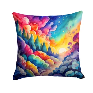 Colorful Dusty Miller Throw Pillow Machine Washable, Indoor Outdoor Decorative Pillow for Couch, Bed or Patio, 18Hx18W Colorful Dusty Miller Throw Pillow Machine Washable, Indoor Outdoor Decorative Pillow for Couch, Bed or Patio, 18Hx18W