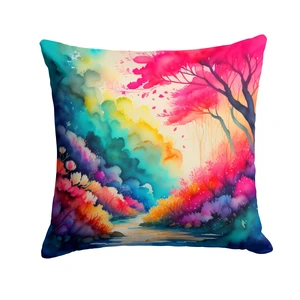 Colorful Azaleas Throw Pillow Machine Washable, Indoor Outdoor Decorative Pillow for Couch, Bed or Patio, 18Hx18W Colorful Azaleas Throw Pillow Machine Washable, Indoor Outdoor Decorative Pillow for Couch, Bed or Patio, 18Hx18W