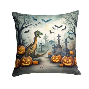 Dinosaurs Spooky Halloween Throw Pillow Machine Washable, Indoor Outdoor Decorative Pillow for Couch, Bed or Patio, 18Hx18W Dinosaurs Spooky Halloween Throw Pillow Machine Washable, Indoor Outdoor Decorative Pillow for Couch, Bed or Patio, 18Hx18W