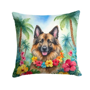 Belgian Tervuren Luau Throw Pillow Machine Washable, Indoor Outdoor Decorative Pillow for Couch, Bed or Patio, 18Hx18W Belgian Tervuren Luau Throw Pillow Machine Washable, Indoor Outdoor Decorative Pillow for Couch, Bed or Patio, 18Hx18W