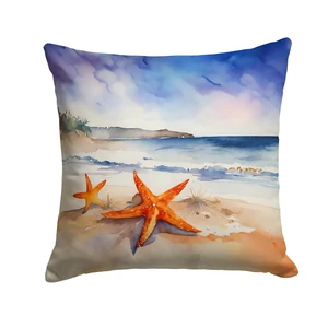 Starfish Throw Pillow Machine Washable, Indoor Outdoor Decorative Pillow for Couch, Bed or Patio, 18Hx18W Starfish Throw Pillow Machine Washable, Indoor Outdoor Decorative Pillow for Couch, Bed or Patio, 18Hx18W