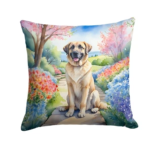 Anatolian Shepherd Spring Garden Throw Pillow Machine Washable, Indoor Outdoor Decorative Pillow for Couch, Bed or Patio, 18Hx18W Anatolian Shepherd Spring Garden Throw Pillow Machine Washable, Indoor Outdoor Decorative Pillow for Couch, Bed or Patio, 18Hx18W