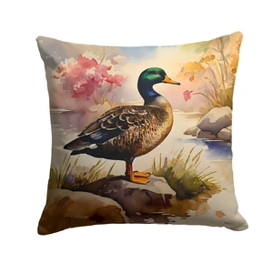 American Black Duck Throw Pillow Machine Washable, Indoor Outdoor Decorative Pillow for Couch, Bed or Patio, 18Hx18W American Black Duck Throw Pillow Machine Washable, Indoor Outdoor Decorative Pillow for Couch, Bed or Patio, 18Hx18W