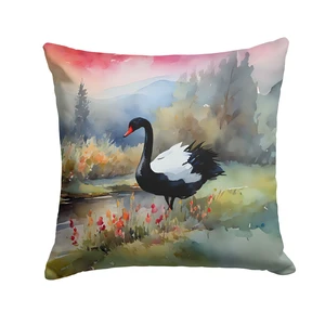 Black Swan Throw Pillow Machine Washable, Indoor Outdoor Decorative Pillow for Couch, Bed or Patio, 18Hx18W Black Swan Throw Pillow Machine Washable, Indoor Outdoor Decorative Pillow for Couch, Bed or Patio, 18Hx18W