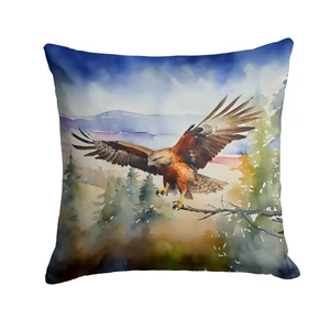 Hawk Throw Pillow Machine Washable, Indoor Outdoor Decorative Pillow for Couch, Bed or Patio, 18Hx18W Hawk Throw Pillow Machine Washable, Indoor Outdoor Decorative Pillow for Couch, Bed or Patio, 18Hx18W