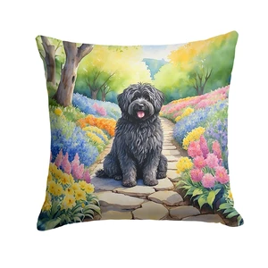 Puli Spring Path Throw Pillow Machine Washable, Indoor Outdoor Decorative Pillow for Couch, Bed or Patio, 18Hx18W Puli Spring Path Throw Pillow Machine Washable, Indoor Outdoor Decorative Pillow for Couch, Bed or Patio, 18Hx18W