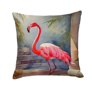 Flamingo Throw Pillow Machine Washable, Indoor Outdoor Decorative Pillow for Couch, Bed or Patio, 18Hx18W Flamingo Throw Pillow Machine Washable, Indoor Outdoor Decorative Pillow for Couch, Bed or Patio, 18Hx18W