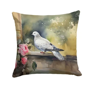 Pigeon Throw Pillow Machine Washable, Indoor Outdoor Decorative Pillow for Couch, Bed or Patio, 18Hx18W Pigeon Throw Pillow Machine Washable, Indoor Outdoor Decorative Pillow for Couch, Bed or Patio, 18Hx18W