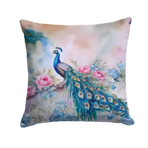 Peacock Throw Pillow Machine Washable, Indoor Outdoor Decorative Pillow for Couch, Bed or Patio, 18Hx18W Peacock Throw Pillow Machine Washable, Indoor Outdoor Decorative Pillow for Couch, Bed or Patio, 18Hx18W
